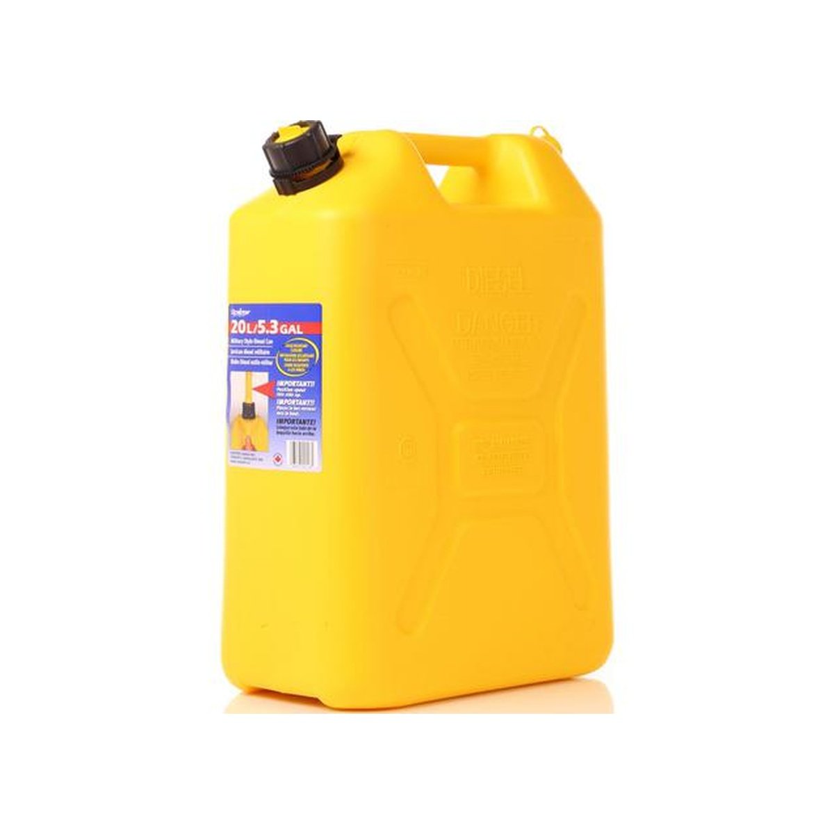 Scepter RV Diesel Fuel Can 20L Yellow
