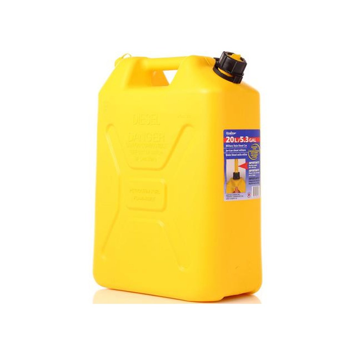 Scepter RV Diesel Fuel Can 20L Yellow
