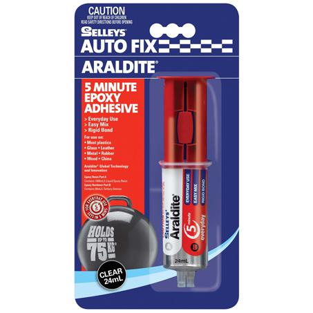 Selleys Autofix 5 Minute Araldite 24mL AF01 (AFA524M)