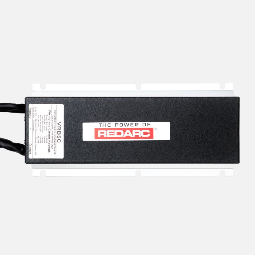 REDARC Voltage Reducer 24V To 12V - Trailer Light 5 Circuits - 47A VRZ-REV