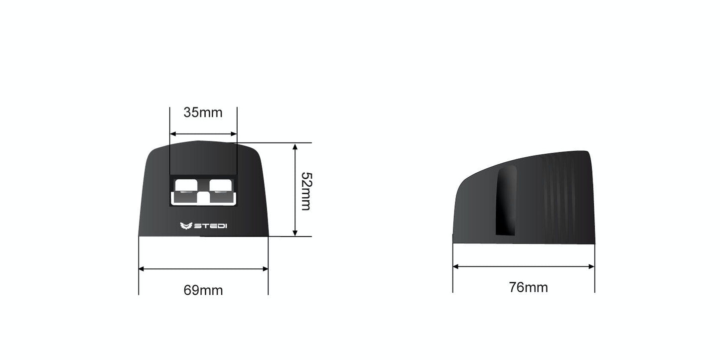 STEDI Single Anderson Style Surface Mount ANDSGLSURF