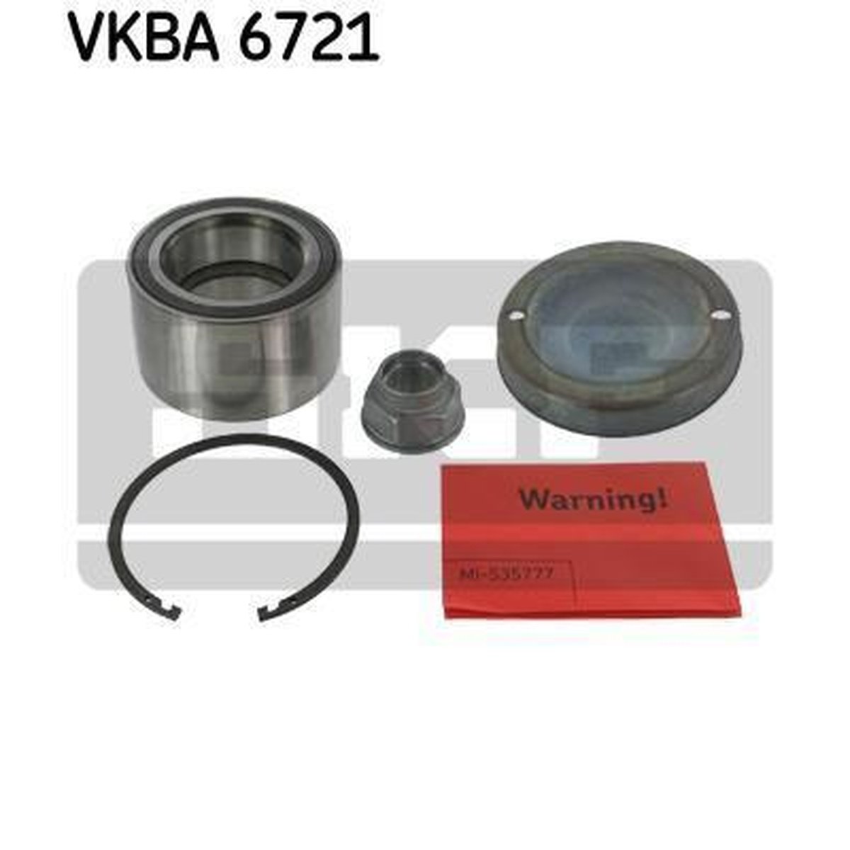 SKF Front Wheel Bearing Kit VKBA 6721