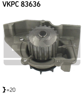 SKF Water Pump VKPC 83636