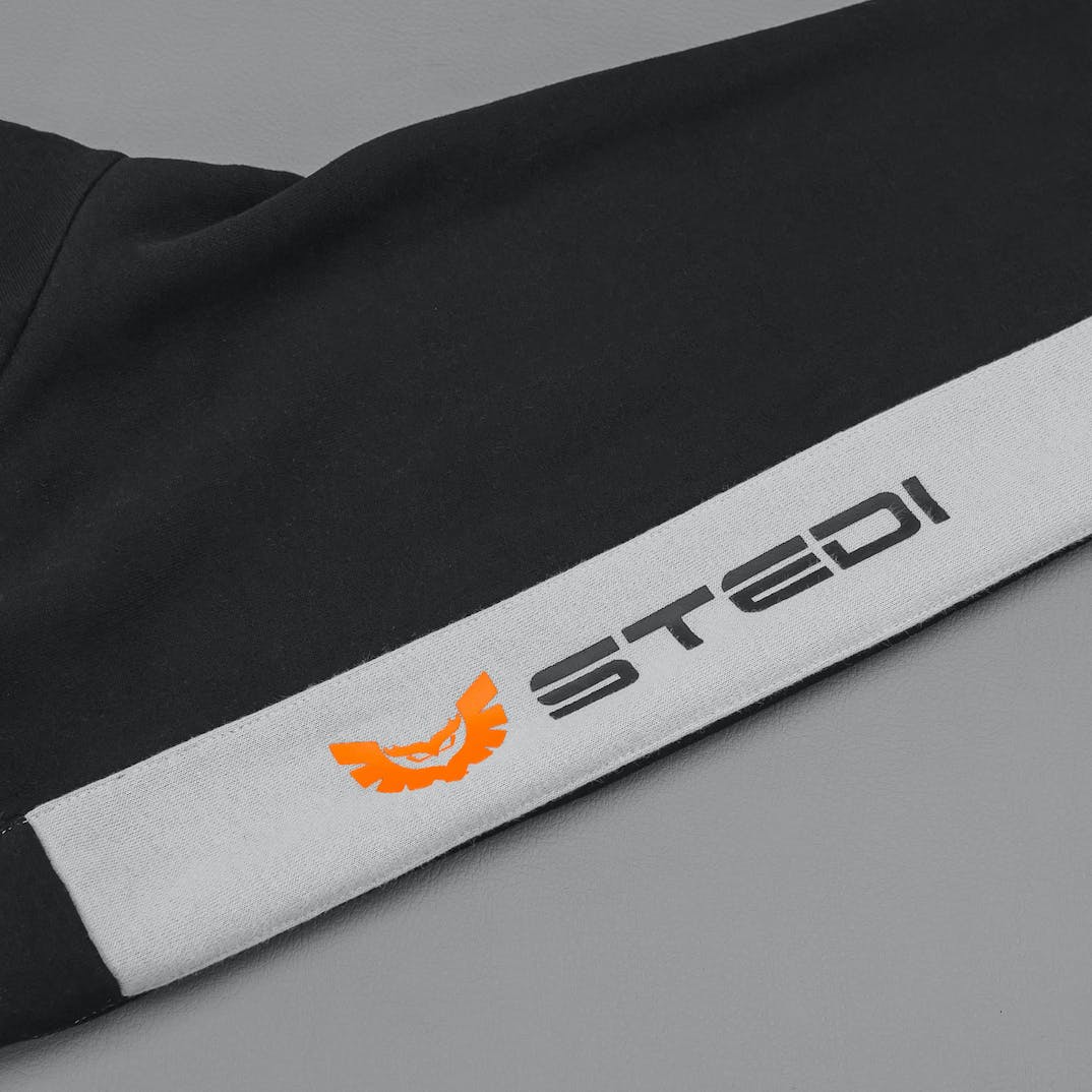 STEDI Hoodie Sleeve Jumper Black Medium MERCHHOODSLVMED