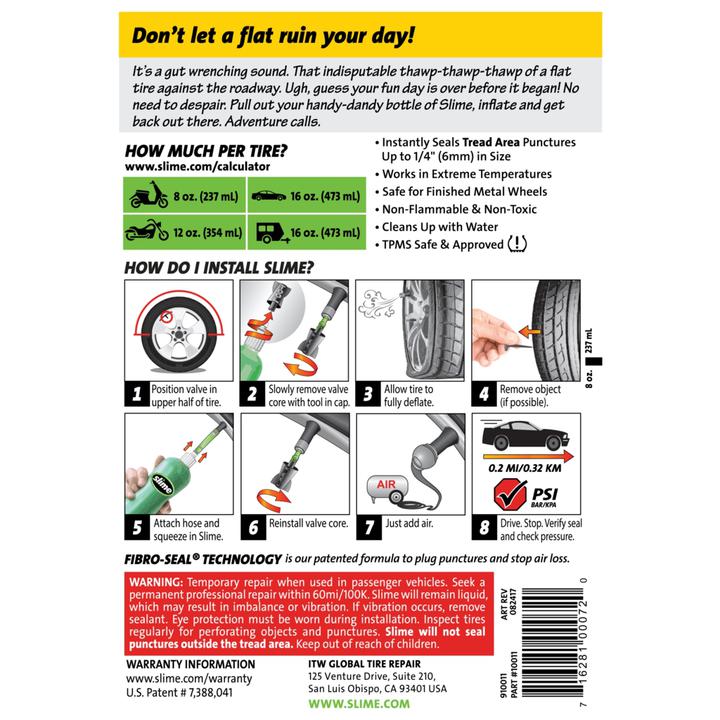 Slime Tyre Sealant 473mL Super Duty 10011