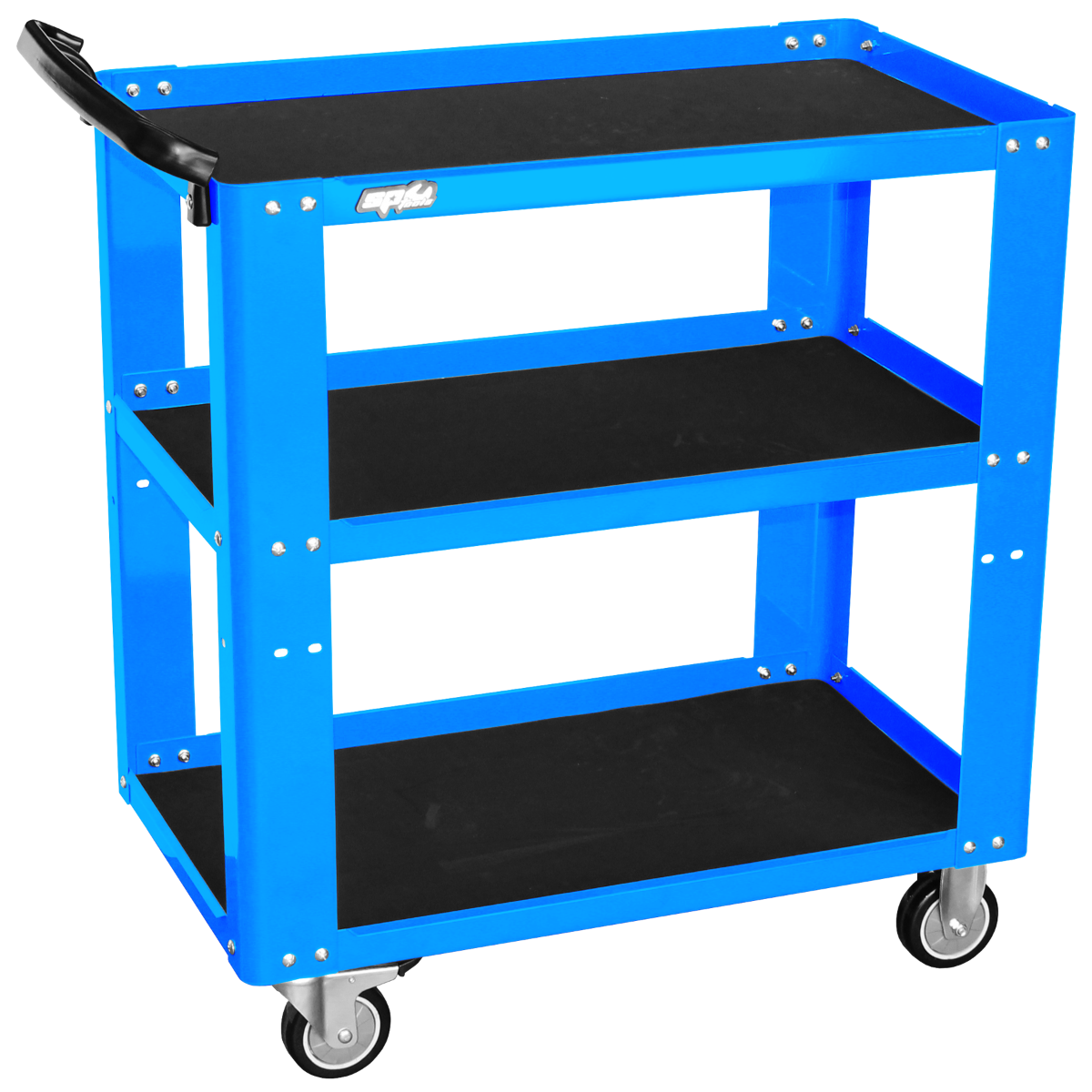 SP Tools Professional Service Trolley 3 shelf Adjustable Blue SP40019BL
