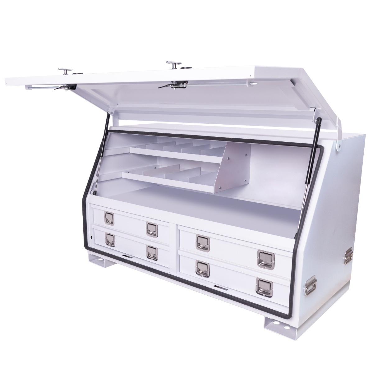 SP Tools 4 Drawer HD Offroad Series Truck Box 1350mm White SP40332