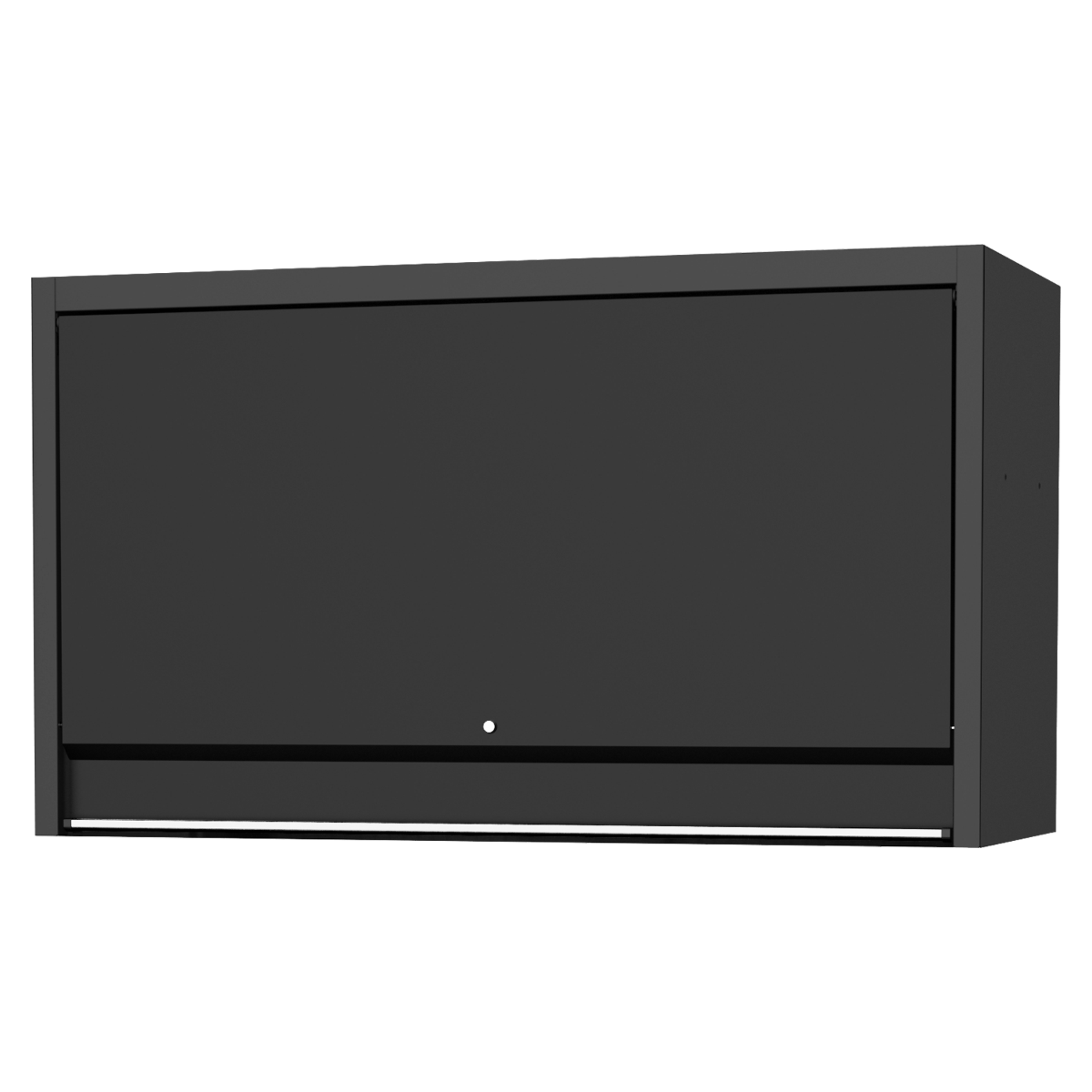 SP Tools 59in. USA Sumo Power Top Hutch W/Shelf Pegboard Light Powerboard Black/Chrome SP44730