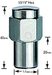 Speco Wheel Nut Set 7/16" 4 Pack WN201
