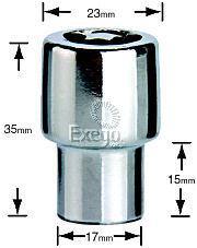Speco Lock Nut Wheel Set 12x1.25mm 4 Pack WN303