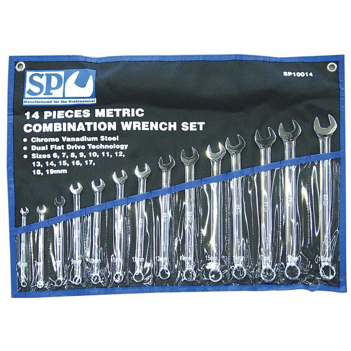 SP Tools Spanner Set Roe Metric 14Pc