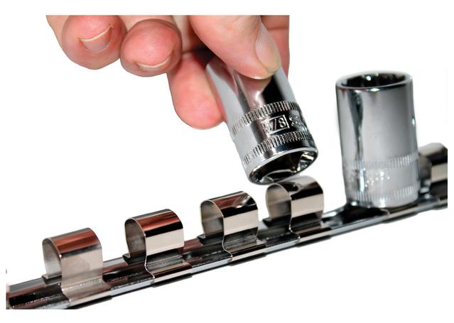 SP Tools Socket Rail 1/2"Dr Holds 16Pc (413mm/16In)
