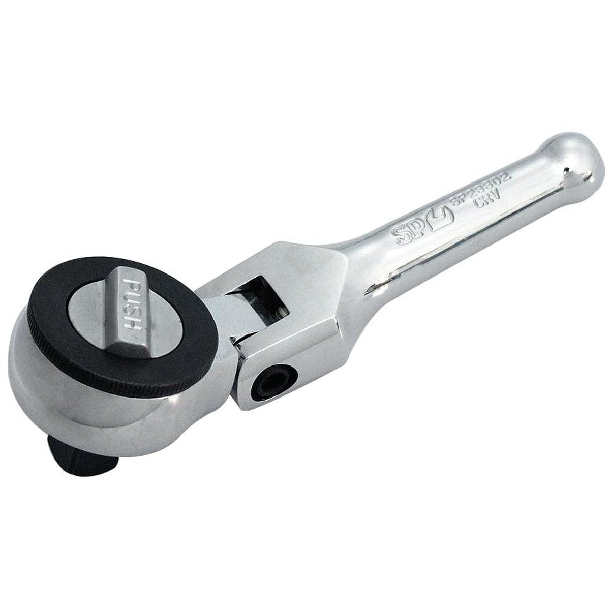 SP Tools Ratchet Stubby Flexhead 1/2"Dr x 45Teeth