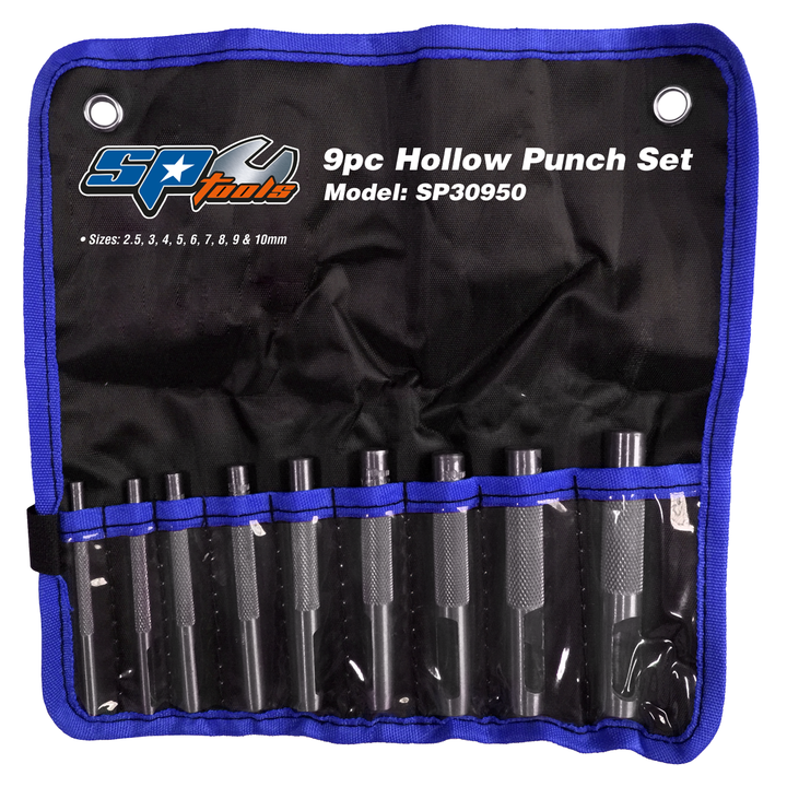 SP Tools Punch Hollow 9Pc Set