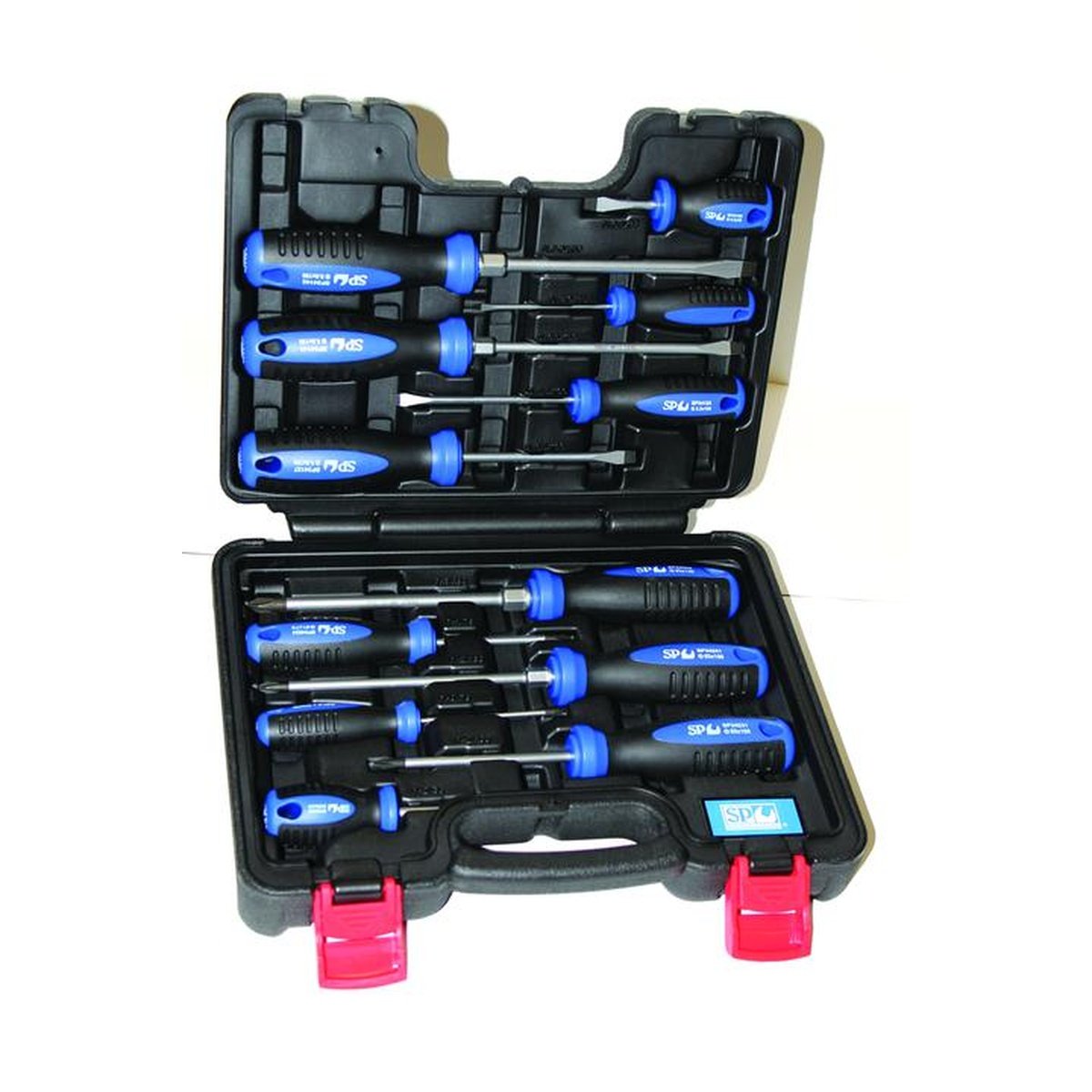 SP Tools Screwdriver Set 12Pc Phillips/Slotted In Carry Cas