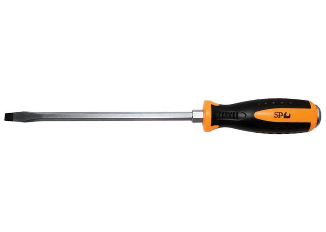 SP Tools Flat Blade Go Thru Slotted Screwdriver 6.5x100mm