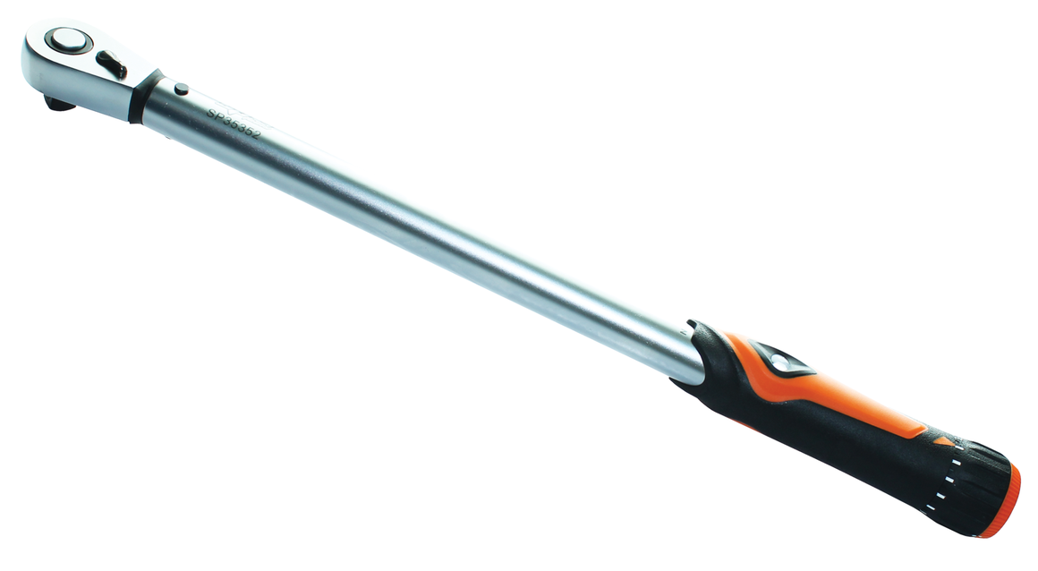 SP Tools Torque Wrench 1/4"Dr 290mm 5-25Nm 1.5-18Ft/Lbs