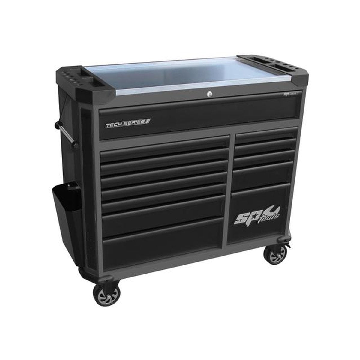 SP Tools Tech Series Roller Cabinet 13 Drawer Diamond Black