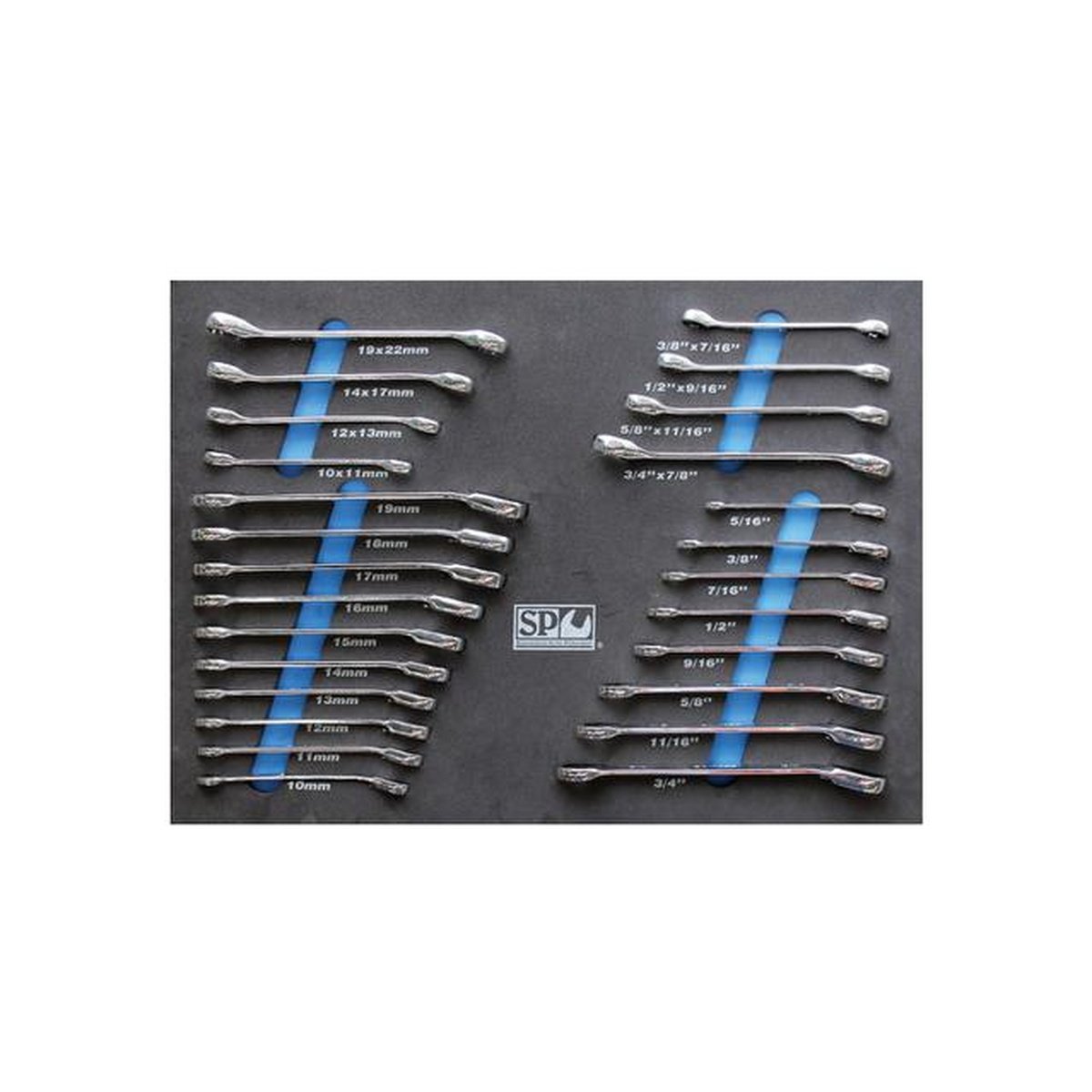 Sp Tools Eva Toolkit 26Pc Metric/Sae Flare & Geardrive Spanners