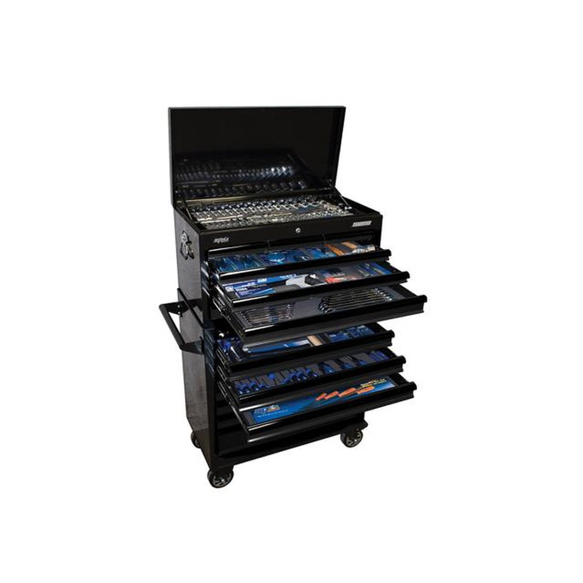 SP Tools Sumo Series Tool Kit 407 Pc Metric/SAE 14 Dr Black
