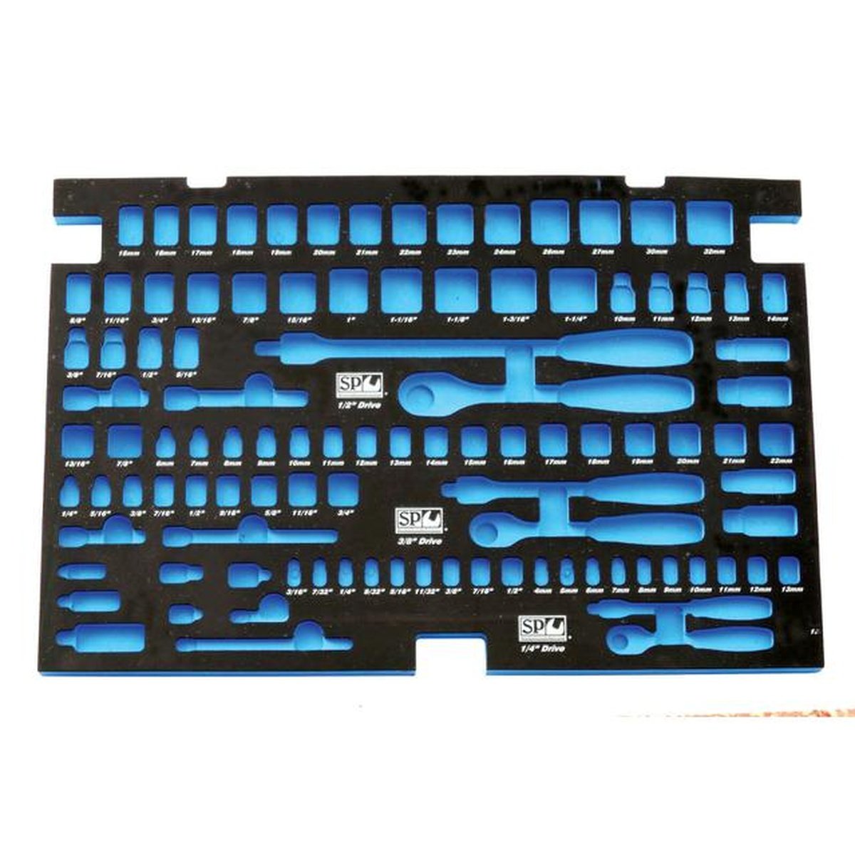 SP Tools EVA Foam Tray Insert 103pc Metric/SAE Suits SP50005