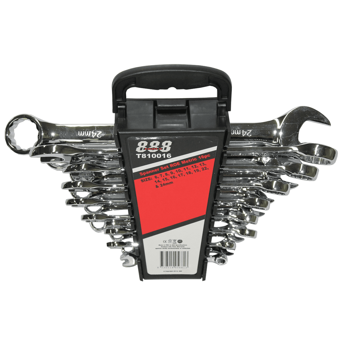 888 By SP Tools Spanner Set Roe Metric 16Pc