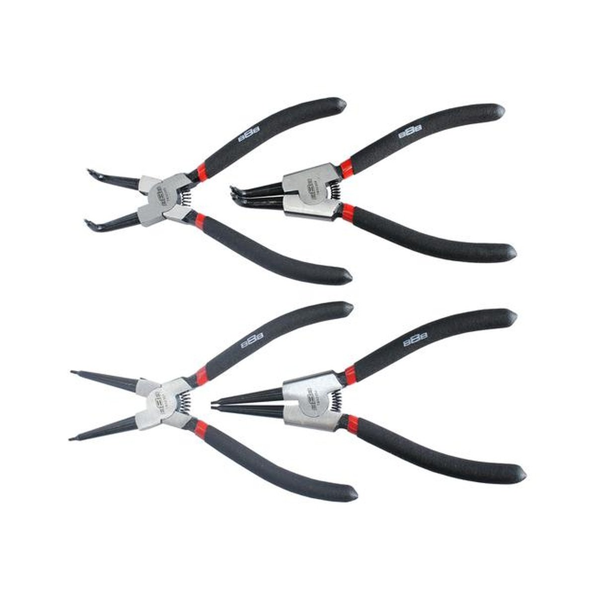 888 By SP Tools Circlip Plier Set 4pc 175mm