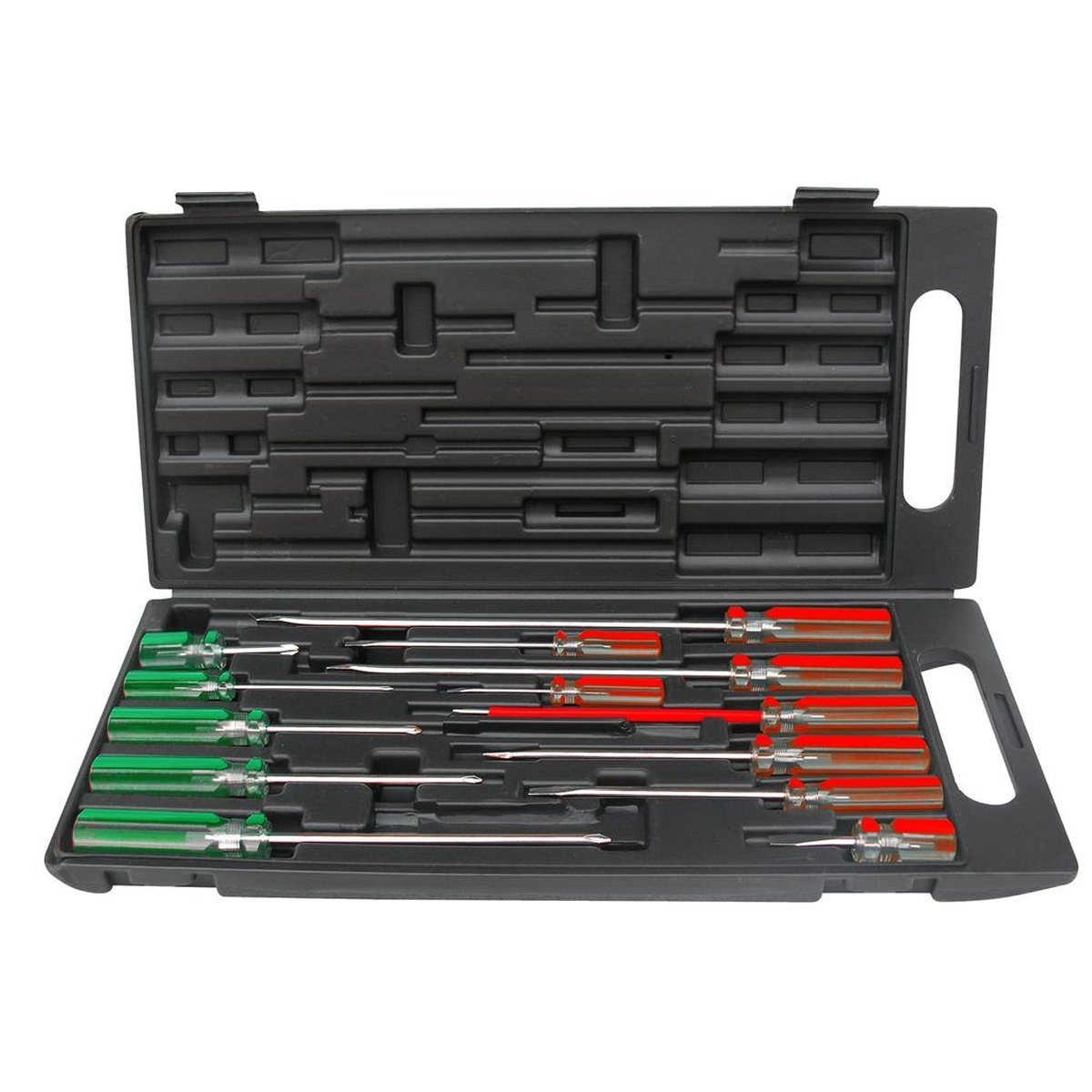 888 By SP Tools Screwdriver Set 13Pc Phillips/Slotted Plastic Carry