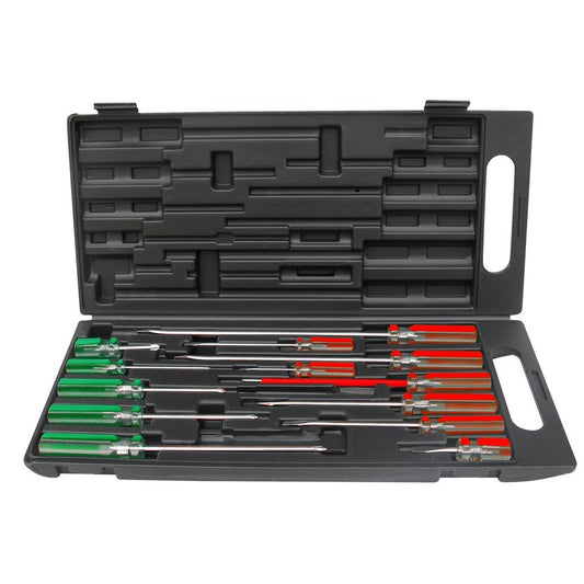 888 By SP Tools Screwdriver Set 13Pc Phillips/Slotted Plastic Carry