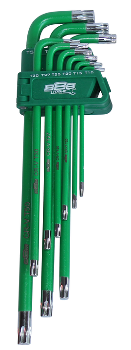 888 By SP Tools Key Set 9Pc Torx Hex (Green)