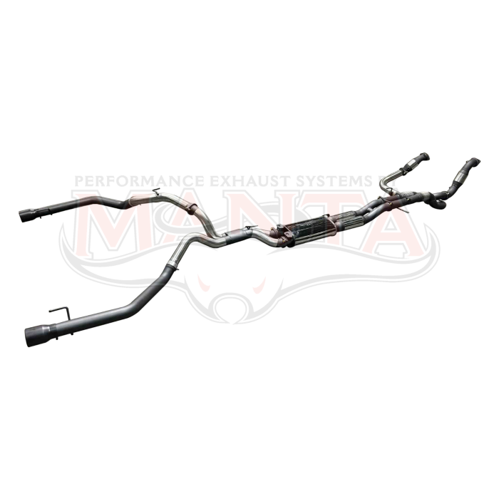 Manta Next Gen Ranger Raptor V6 Twin 3in Turbo Back Exhaust with Hi-Flow Cats and Bimodal Integration Exhaust System SSMKFD0321