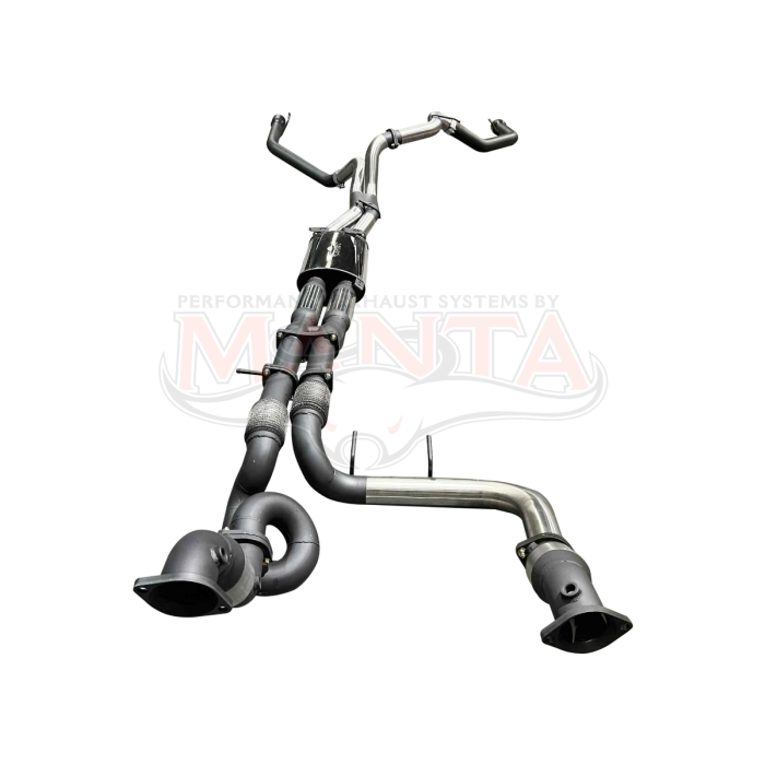 Manta Next Gen Ranger Raptor V6 Twin 3in Turbo Back Exhaust with Hi-Flow Cats and Bimodal Integration Exhaust System SSMKFD0321