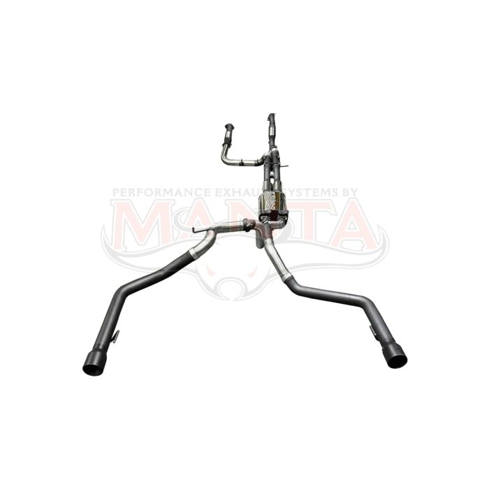 Manta Next Gen Ranger Raptor V6 Twin 3in Turbo Back Exhaust with Hi-Flow Cats and Bimodal Integration Exhaust System SSMKFD0321
