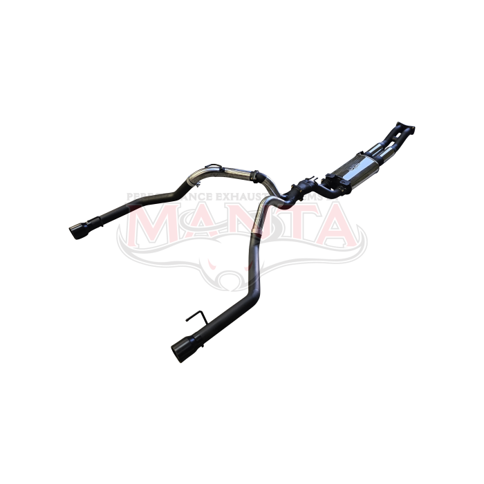 Manta Next Gen Ranger Raptor V6 Twin 3in Cat Back Exhaust with Bimodal Integration Exhaust System SSMKFD0322