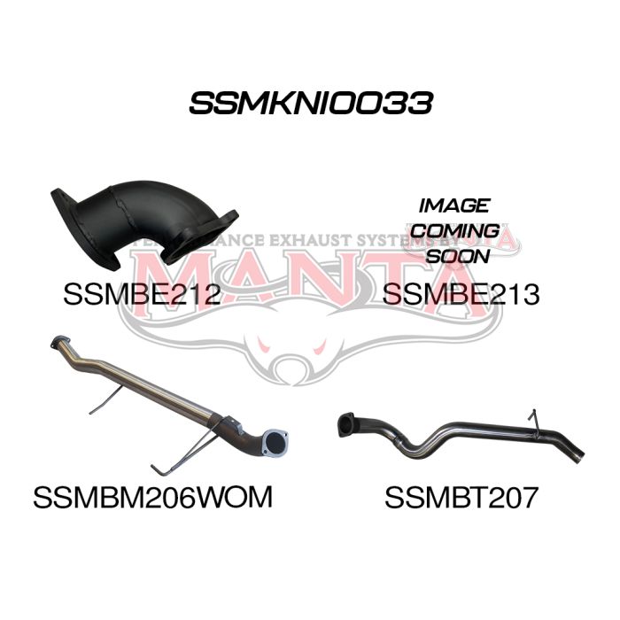 Manta Patrol GU 2.8 Wagon CENT WOM Exhaust System SSMKNI0033