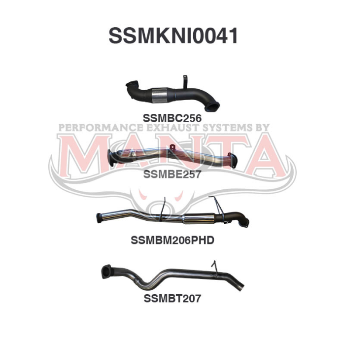 Manta Patrol GU 3.0 DI Wagon With Cat CEN Hotdog Exhaust System SSMKNI0041