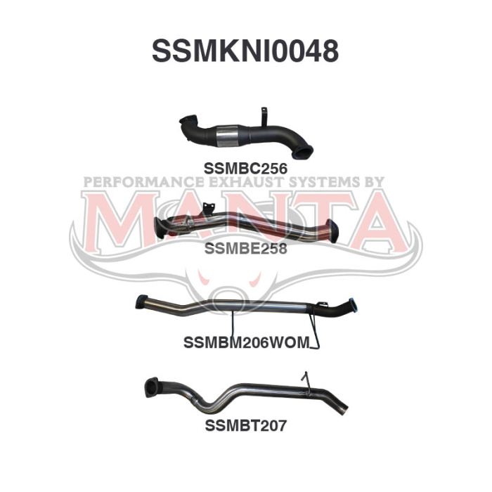 Manta Patrol GU 3.0 CR Wagon With Cat CEN WOM Exhaust System SSMKNI0048