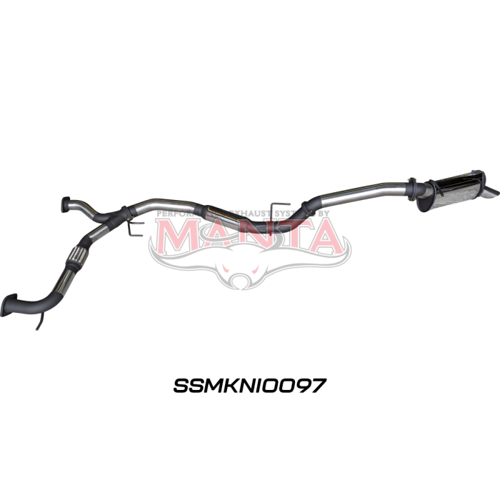 Manta Patrol Y62 V8 5.6L Wagon 3in Catback With Hotdog/Muffler Exhaust System SSMKNI0097