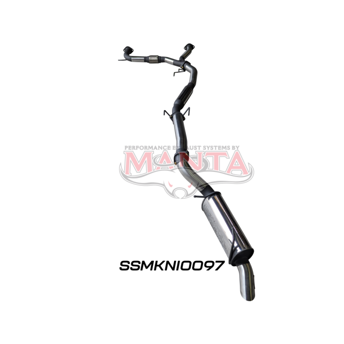 Manta Patrol Y62 V8 5.6L Wagon 3in Catback With Hotdog/Muffler Exhaust System SSMKNI0097