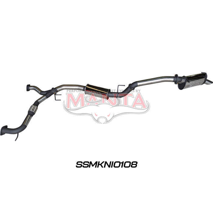 Manta Patrol Y62 V8 5.6L Wagon 3in Catback With Medium Muffler Exhaust System SSMKNI0108