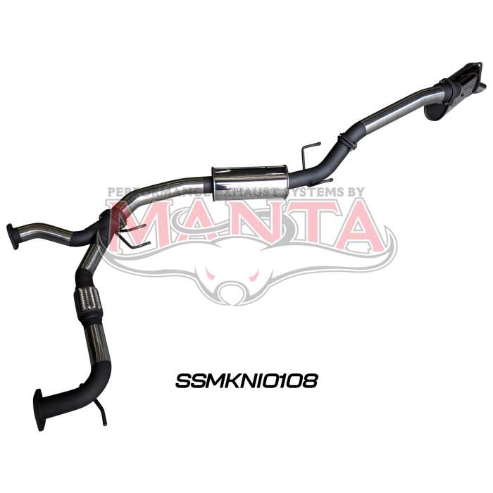 Manta Patrol Y62 V8 5.6L Wagon 3in Catback With Medium Muffler Exhaust System SSMKNI0108
