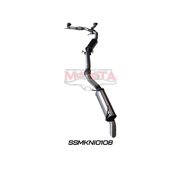 Manta Patrol Y62 V8 5.6L Wagon 3in Catback With Medium Muffler Exhaust System SSMKNI0108