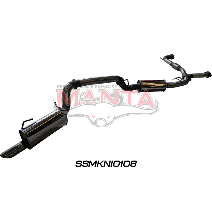 Manta Patrol Y62 V8 5.6L Wagon 3in Catback With Medium Muffler Exhaust System SSMKNI0108