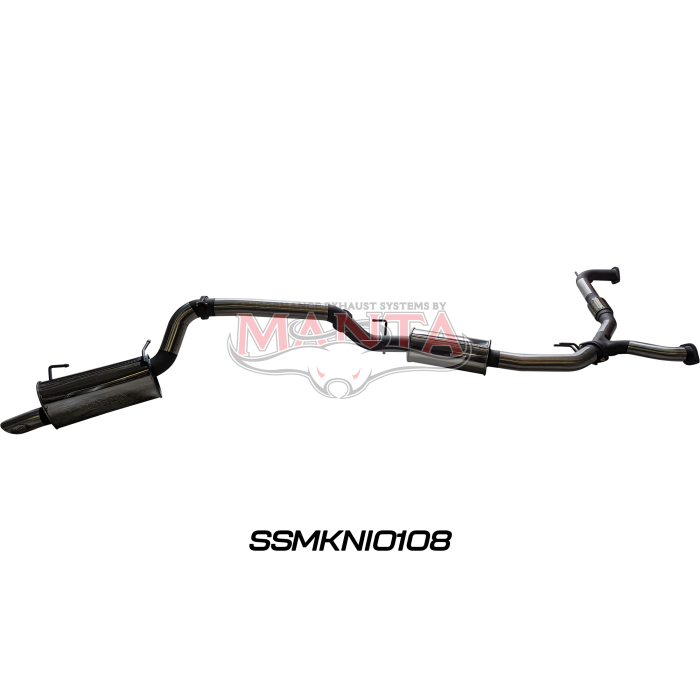 Manta Patrol Y62 V8 5.6L Wagon 3in Catback With Medium Muffler Exhaust System SSMKNI0108