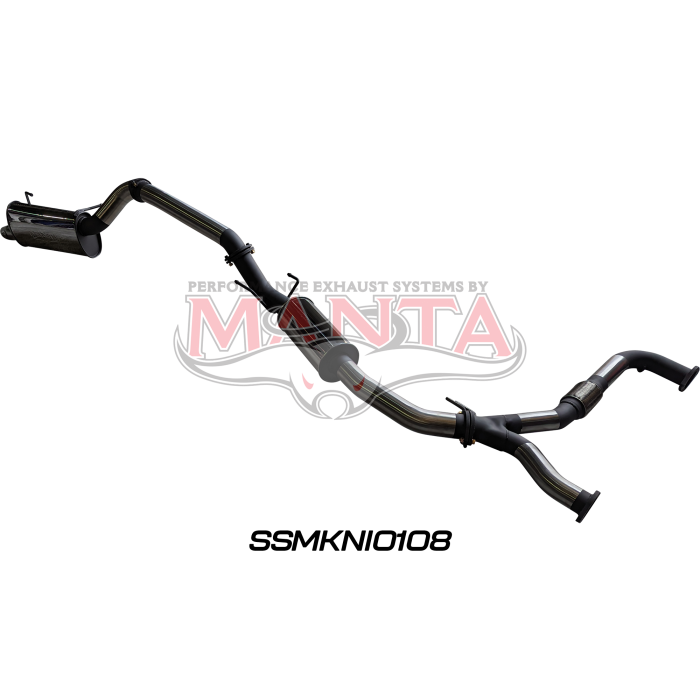 Manta Patrol Y62 V8 5.6L Wagon 3in Catback With Medium Muffler Exhaust System SSMKNI0108