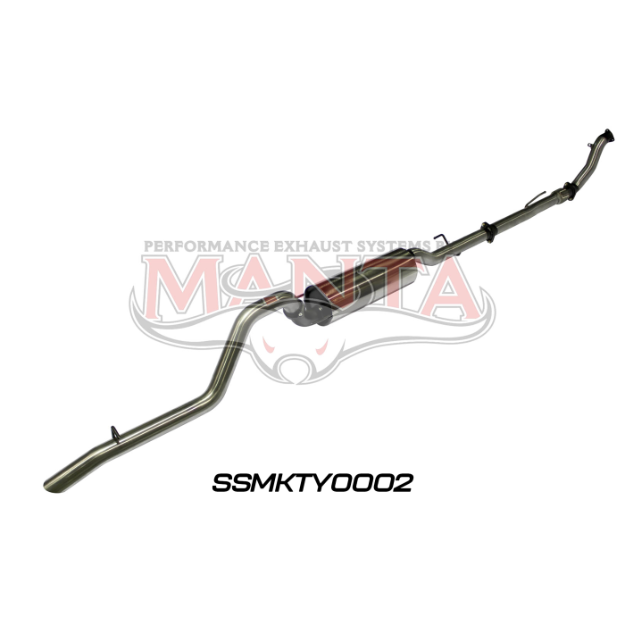 Manta Hilux KUN26R 3.0L D4D 3in Muffler With Cat Exhaust System SSMKTY0002