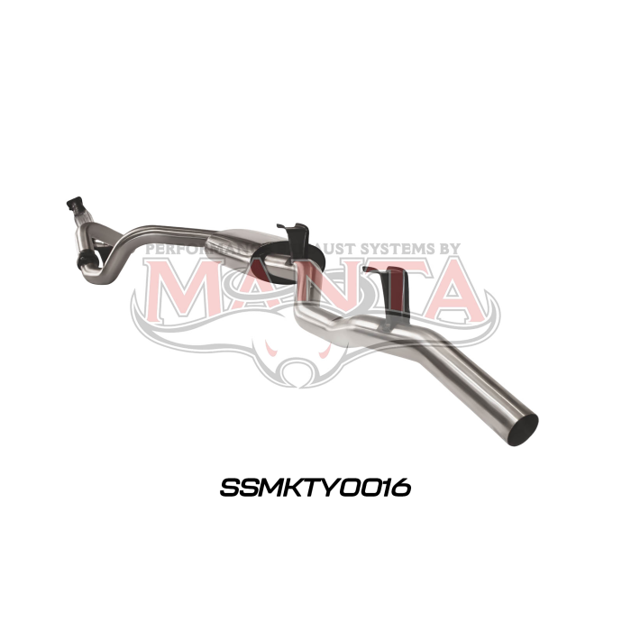 Manta VDJ78 V8 Troop Carrier 3in With Cat & Muffler Exhaust System SSMKTY0016