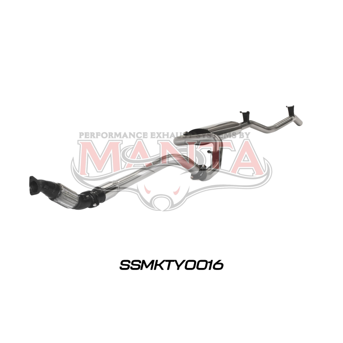 Manta VDJ78 V8 Troop Carrier 3in With Cat & Muffler Exhaust System SSMKTY0016