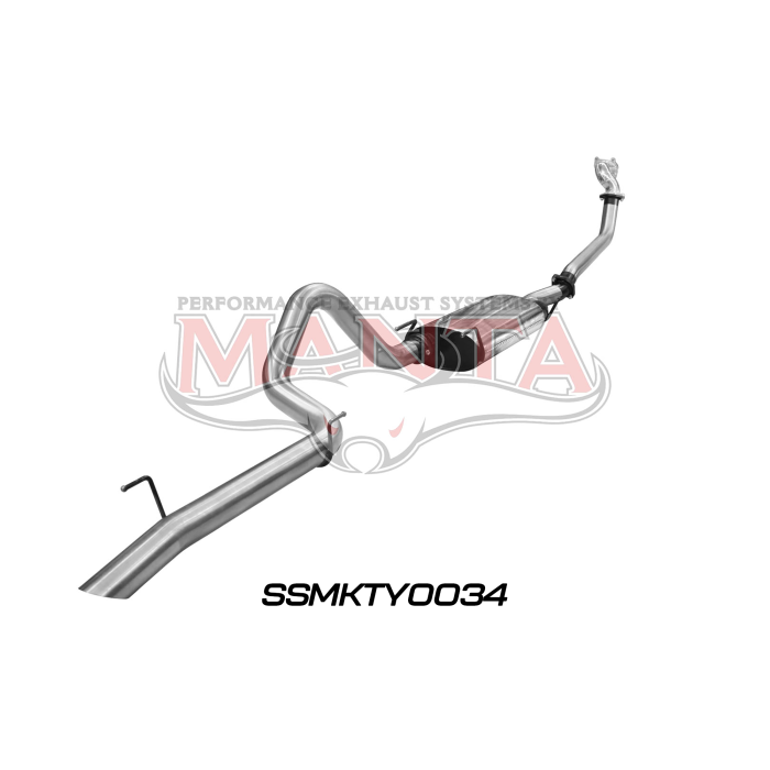 Manta HDJ100 4.2L Td Wagon 3in Centre Muffler & Rear Tail Exhaust System SSMKTY0034