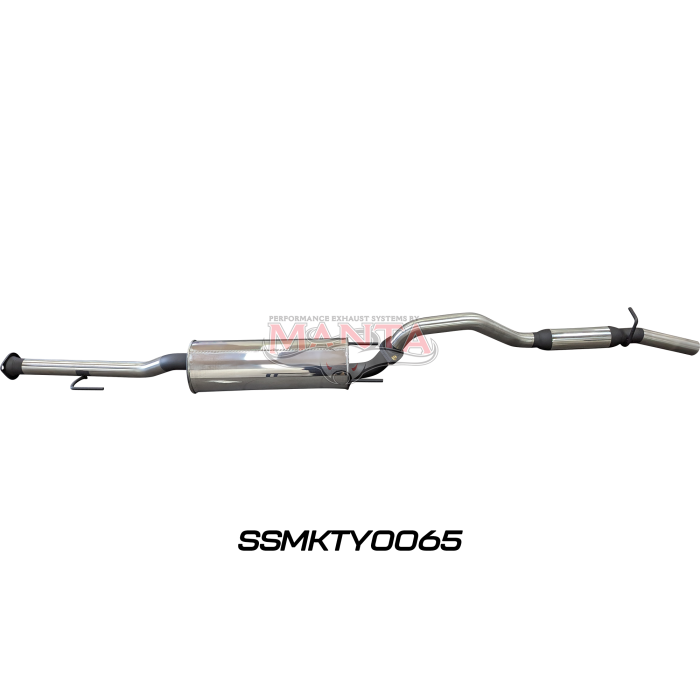 Manta Toyota Hilux 150 4.0L V6 2.5in Cat Back Exhaust System, centre muffler, rear hotdog Exhaust System SSMKTY0065